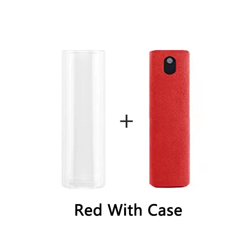Spray nettoyant 2-en-1 avec chiffon microfibre intégré – Écran téléphone, tablette, PC, Apple Watch