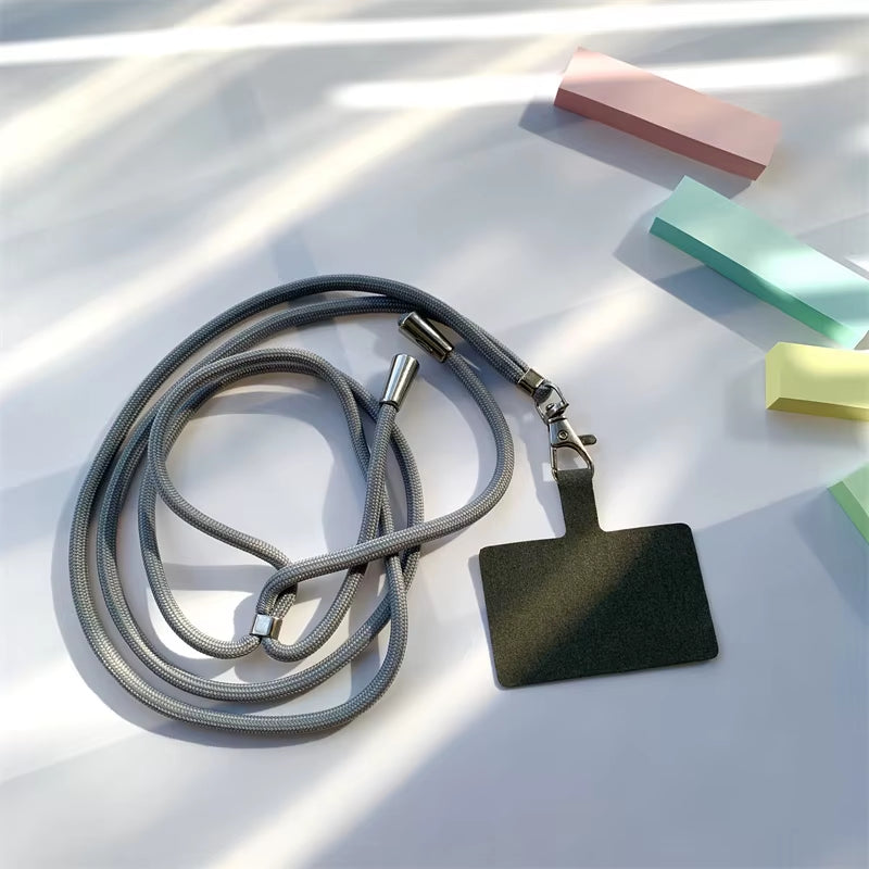 Lanière téléphone universelle colorée – Sangle tour de cou anti-perte détachable