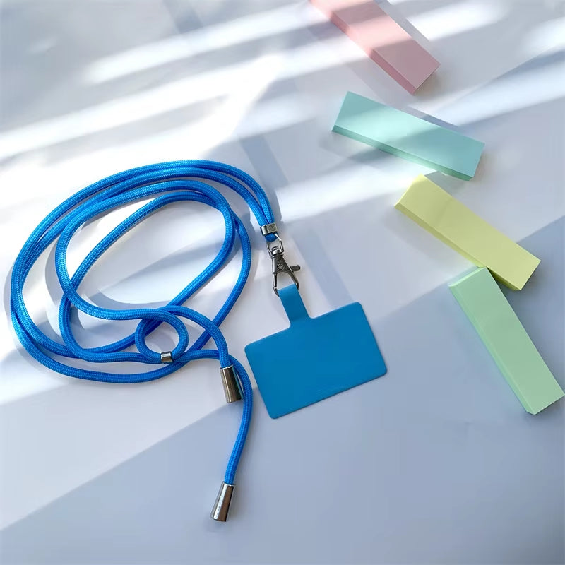 Lanière téléphone universelle colorée – Sangle tour de cou anti-perte détachable