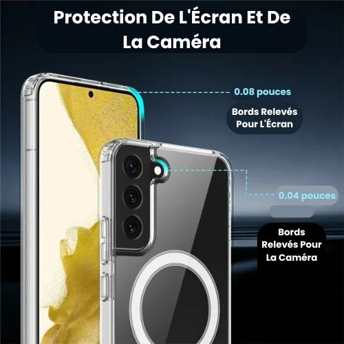 Coque Samsung Galaxy S24/S23/S22/S21 Ultra-Fine Transparente Anti-Choc Magsafe